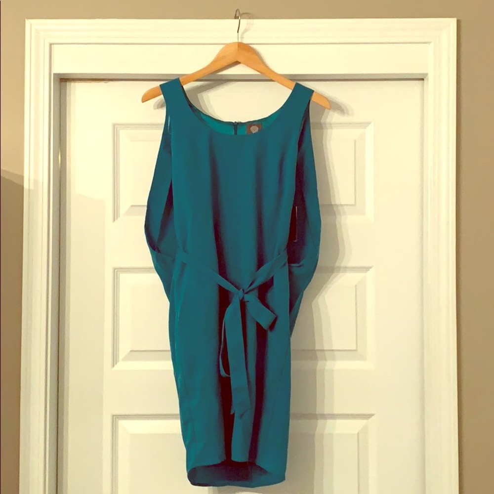 NWT Vince Camuto teal dress sz. 6, Blu Harbor Blue